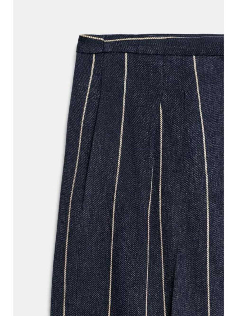 ZARA ZW COLLECTION STRIPED LINEN PANTS - Picture 7 of 7